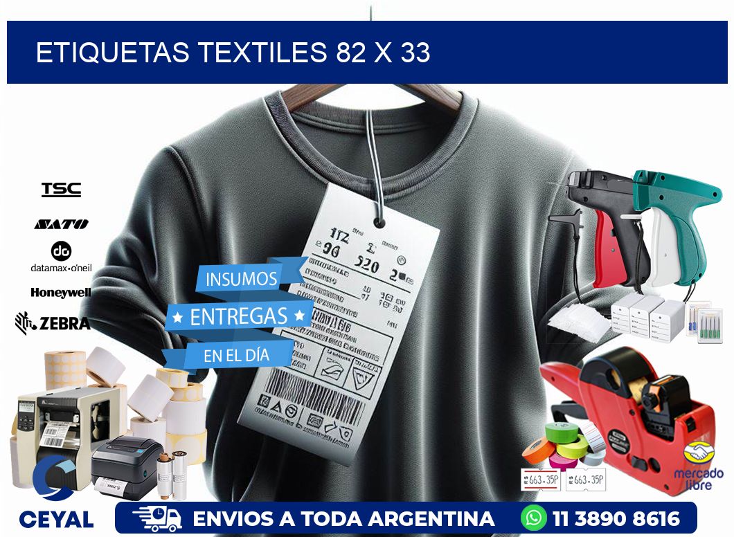 etiquetas textiles 82 x 33
