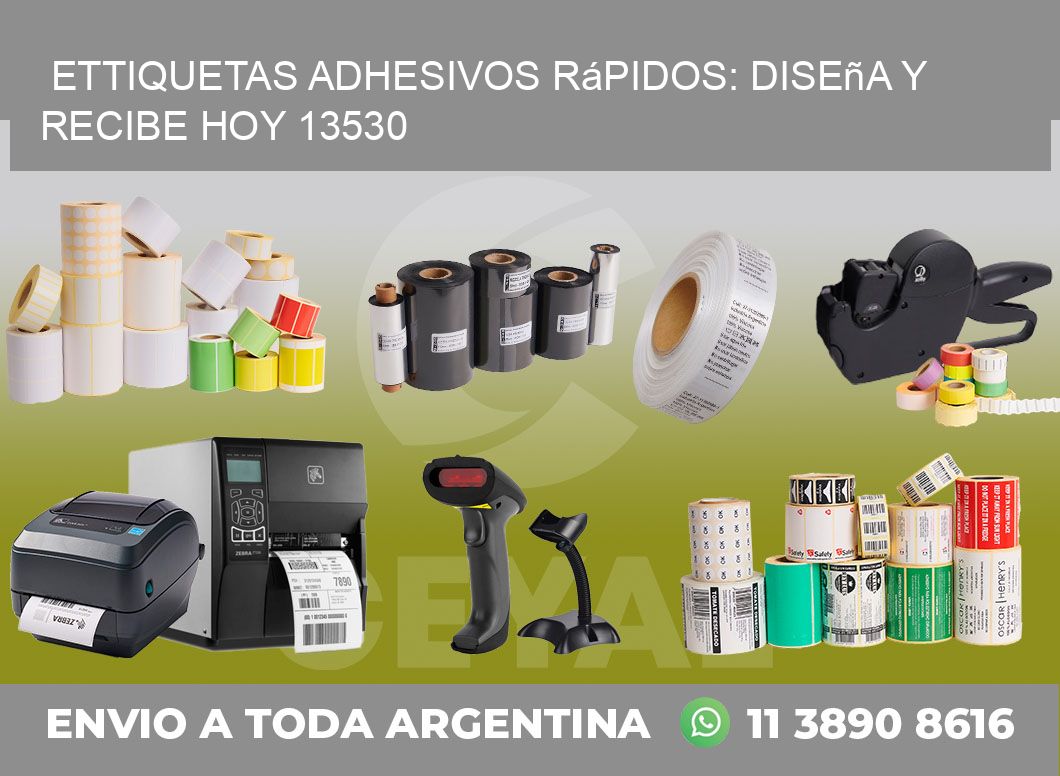 ettiquetas Adhesivos Rápidos: Diseña y Recibe Hoy 13530