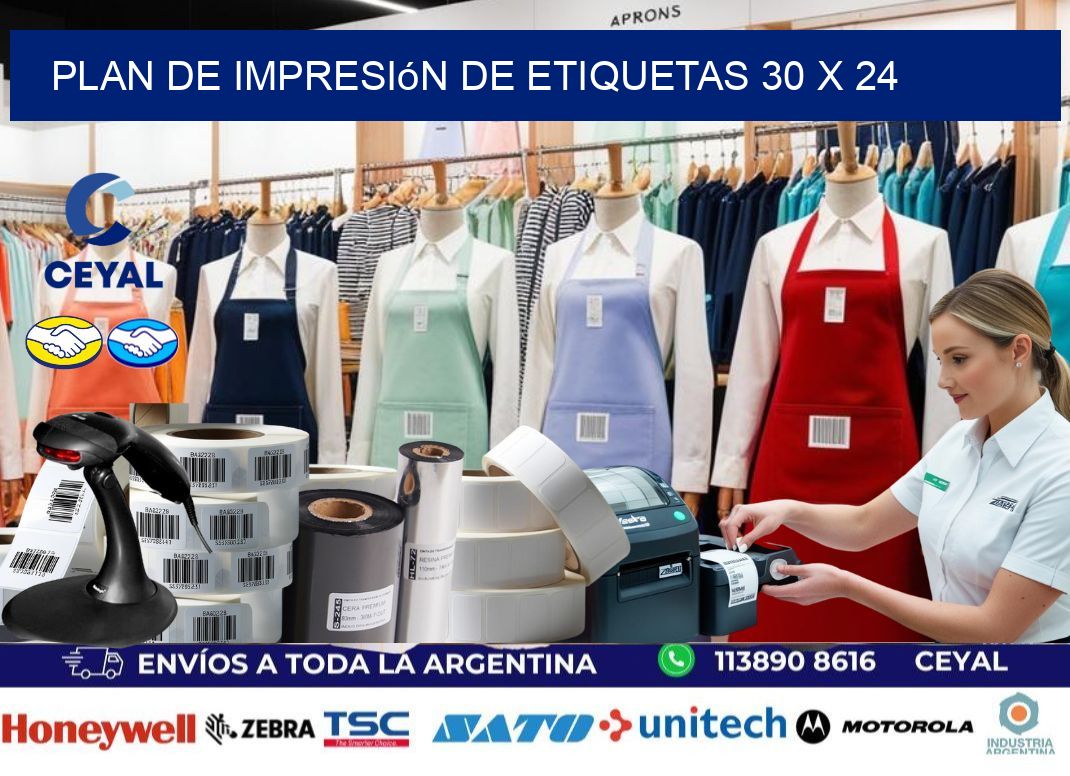 plan de impresión de etiquetas 30 x 24
