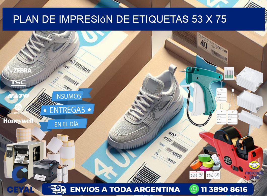 plan de impresión de etiquetas 53 x 75