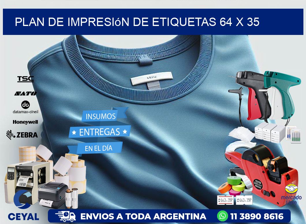 plan de impresión de etiquetas 64 x 35