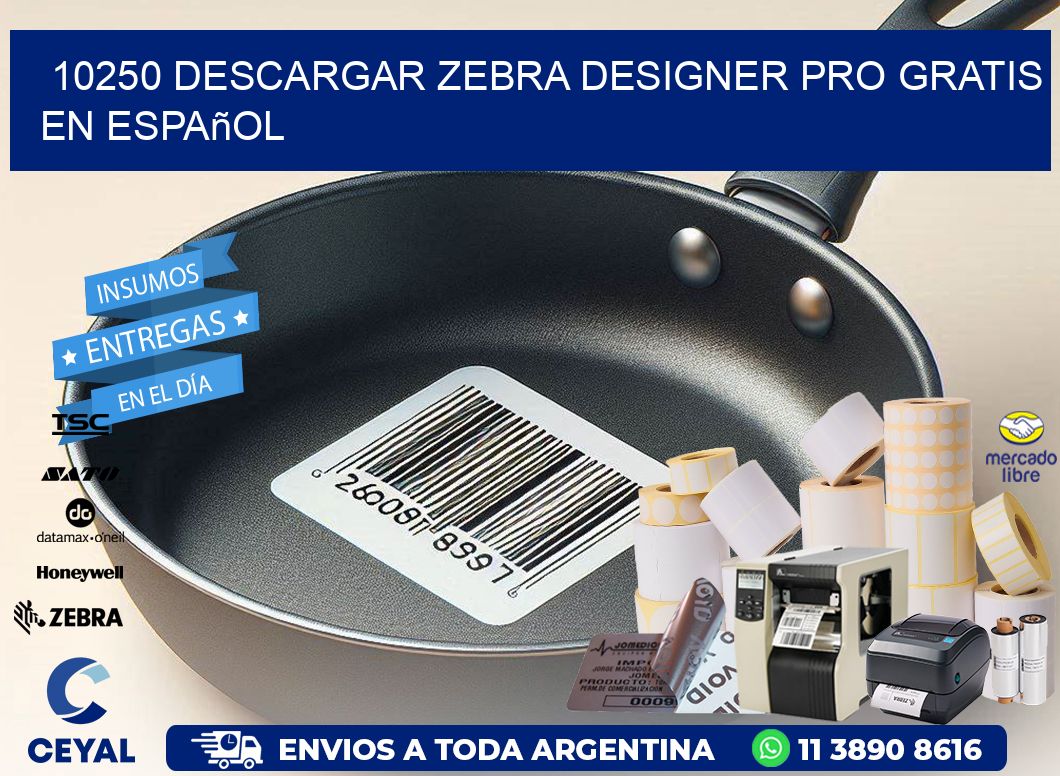10250 Descargar Zebra Designer Pro gratis en Español