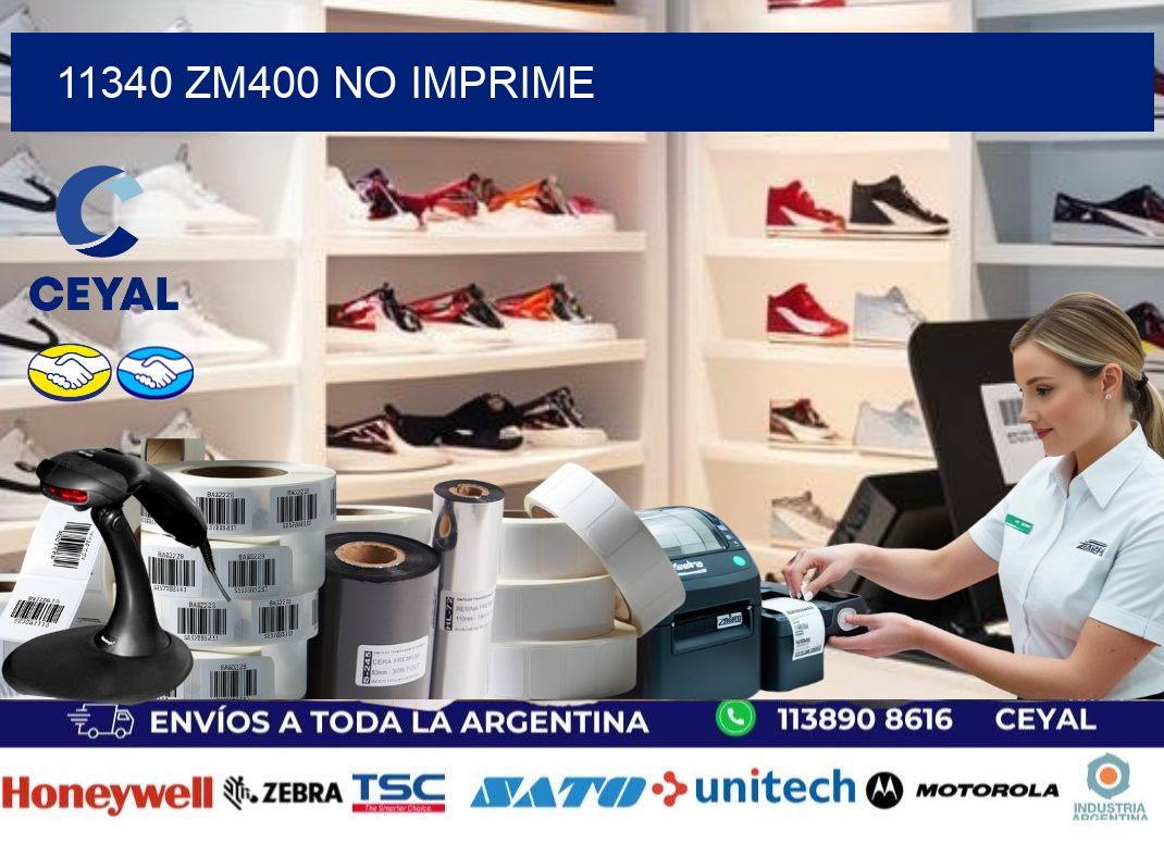 11340 ZM400 no imprime
