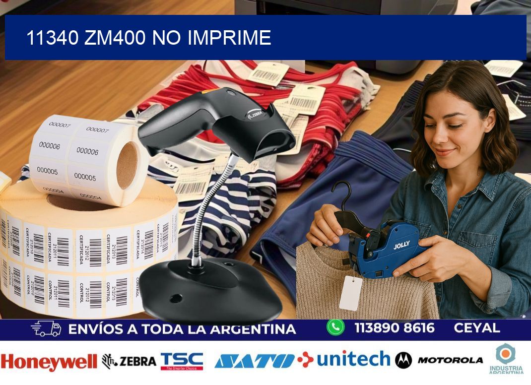 11340 ZM400 no imprime
