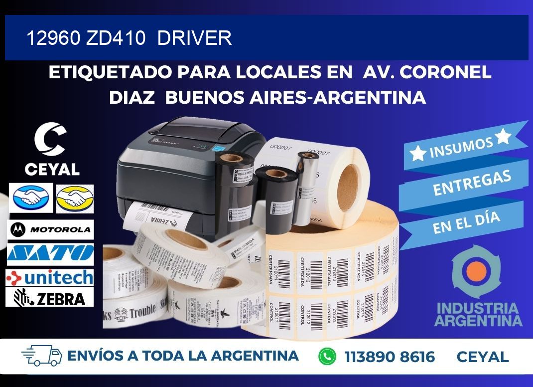 12960 ZD410  driver