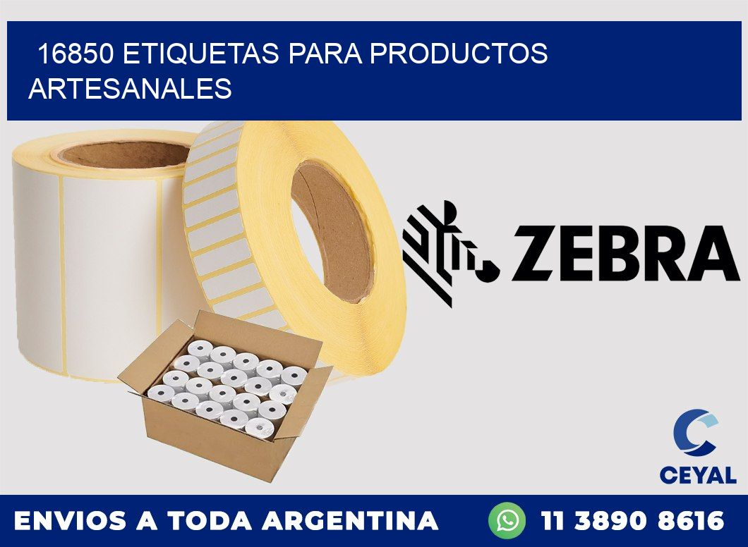16850 Etiquetas para productos artesanales