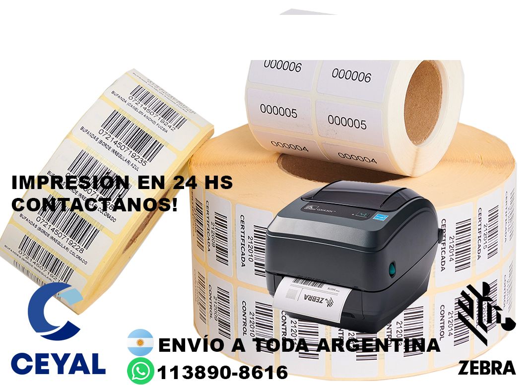 2 cajas de etiquetas 100 x 64