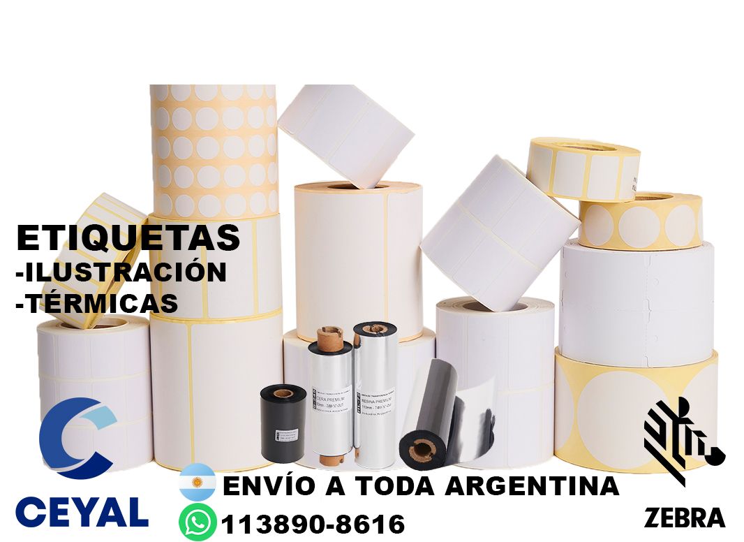 2 cajas de etiquetas 100 x 64