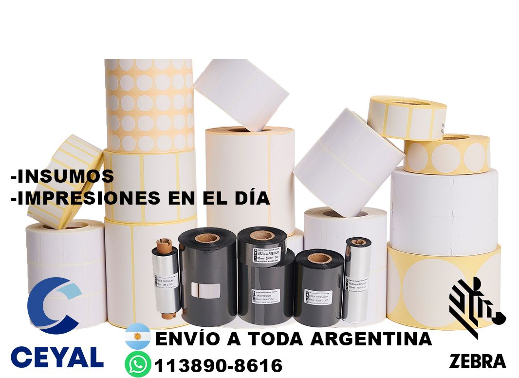 2 cajas de etiquetas 52 x 70