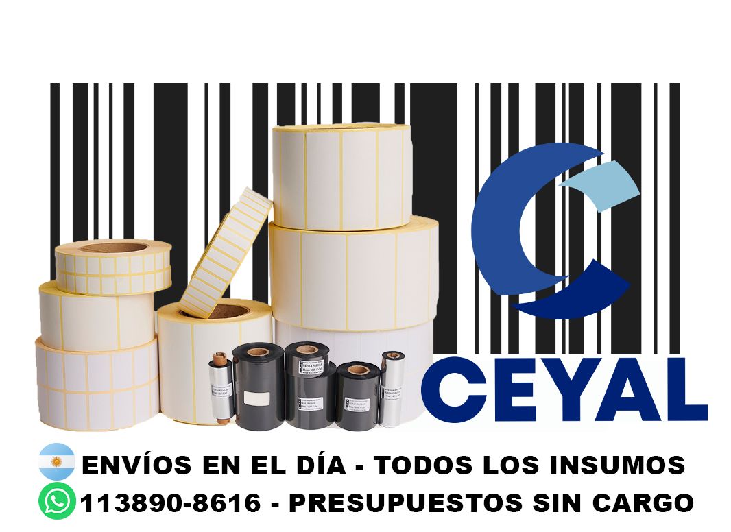 2 cajas de etiquetas 57 x 66