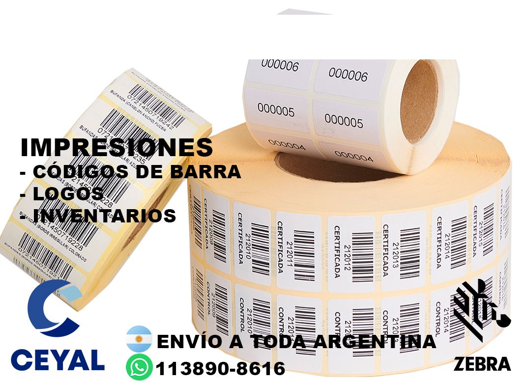 2 cajas de etiquetas 69 x 67