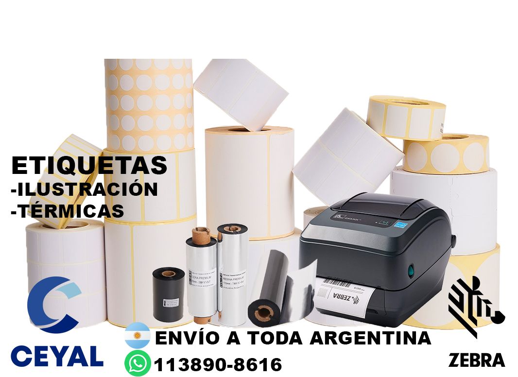 2 cajas de etiquetas 85 x 80