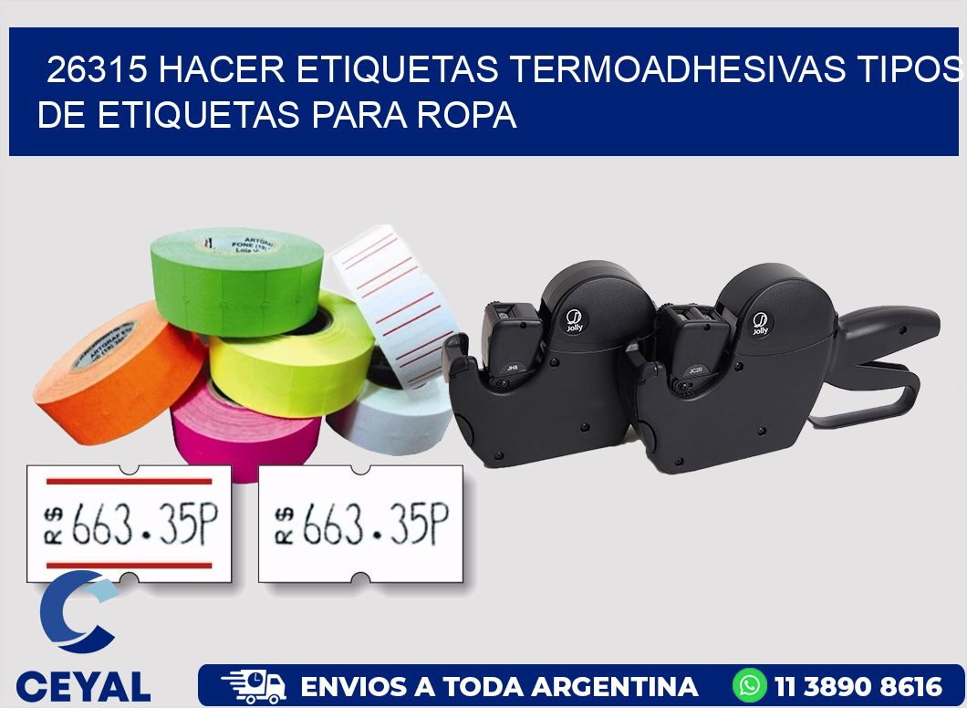 26315 hacer etiquetas termoadhesivas tipos de etiquetas para ropa