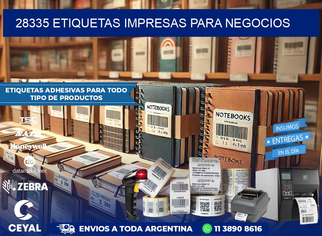 28335 etiquetas impresas para negocios