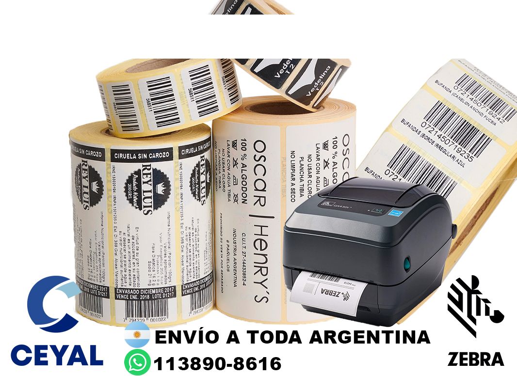 3 cajas de etiquetas 98 x 48