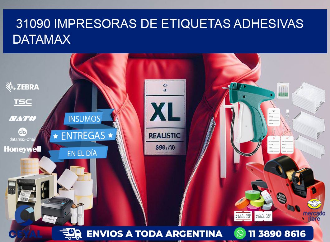 31090 impresoras de etiquetas adhesivas datamax