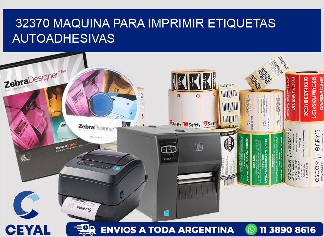 32370 maquina para imprimir etiquetas autoadhesivas