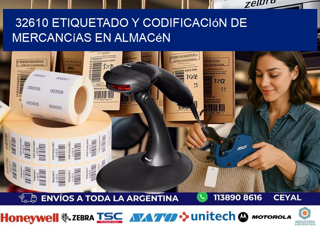 32610 Etiquetado y codificación de mercancías en almacén
