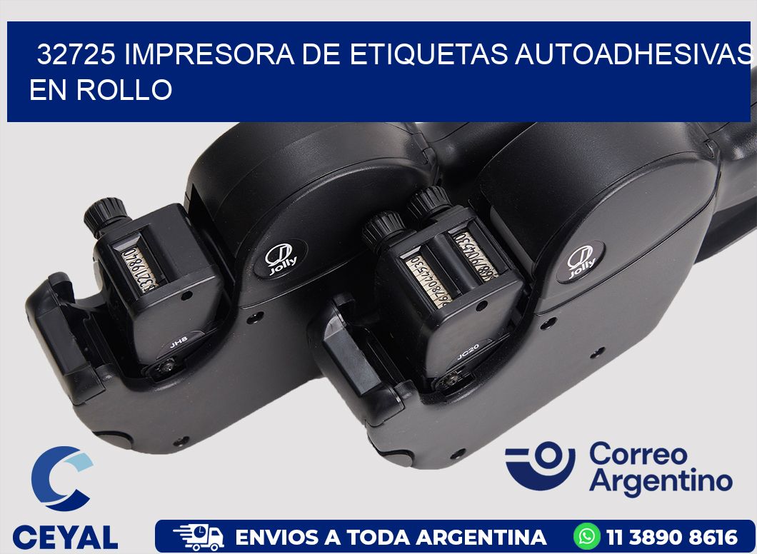 32725 impresora de etiquetas autoadhesivas en rollo