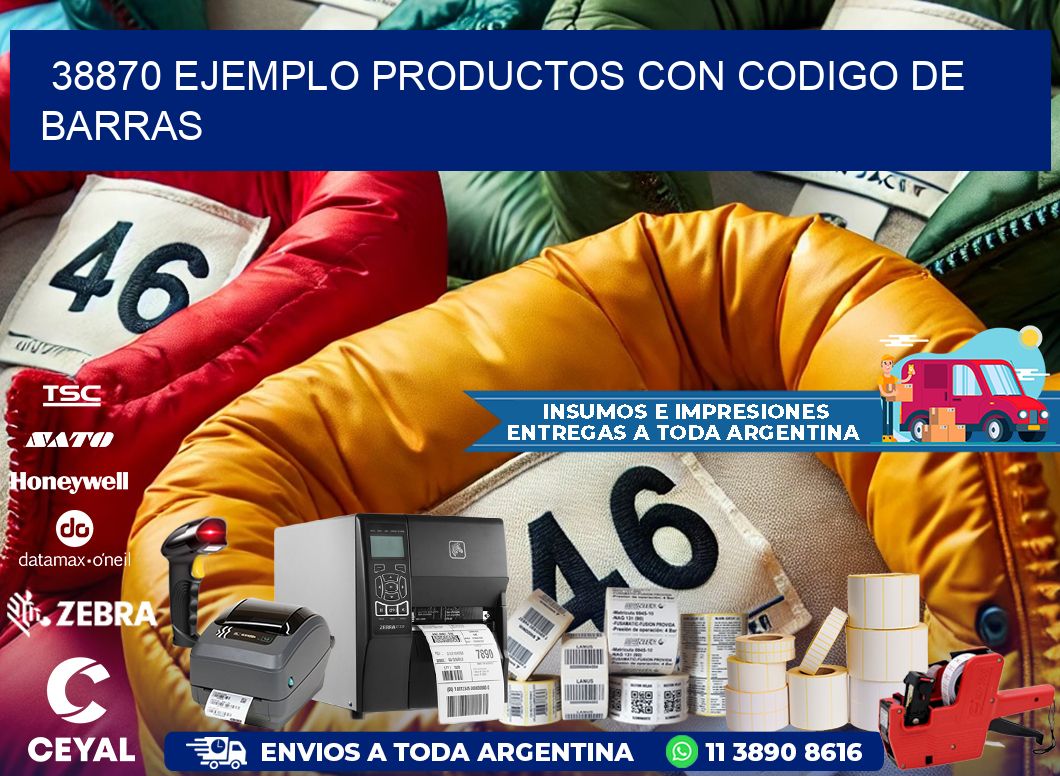 38870 ejemplo productos con codigo de barras