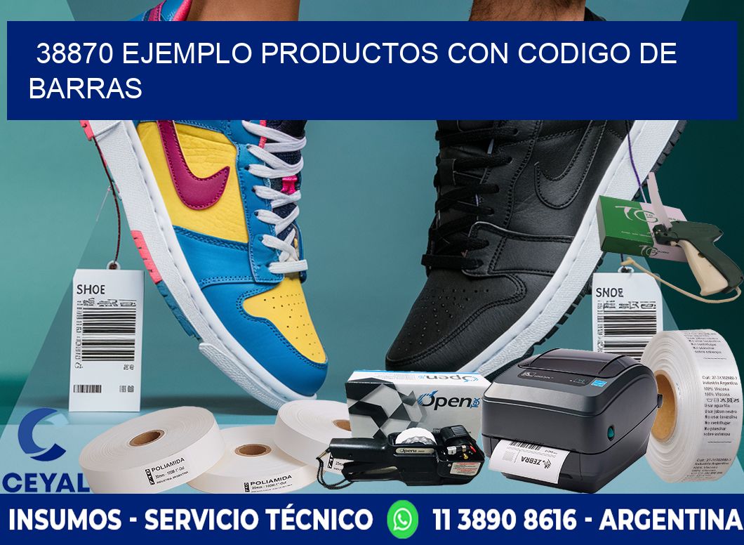 38870 ejemplo productos con codigo de barras