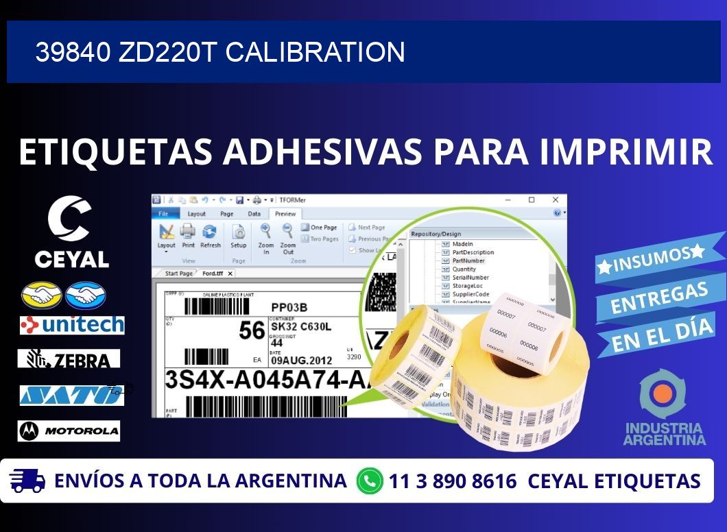 39840 ZD220t Calibration