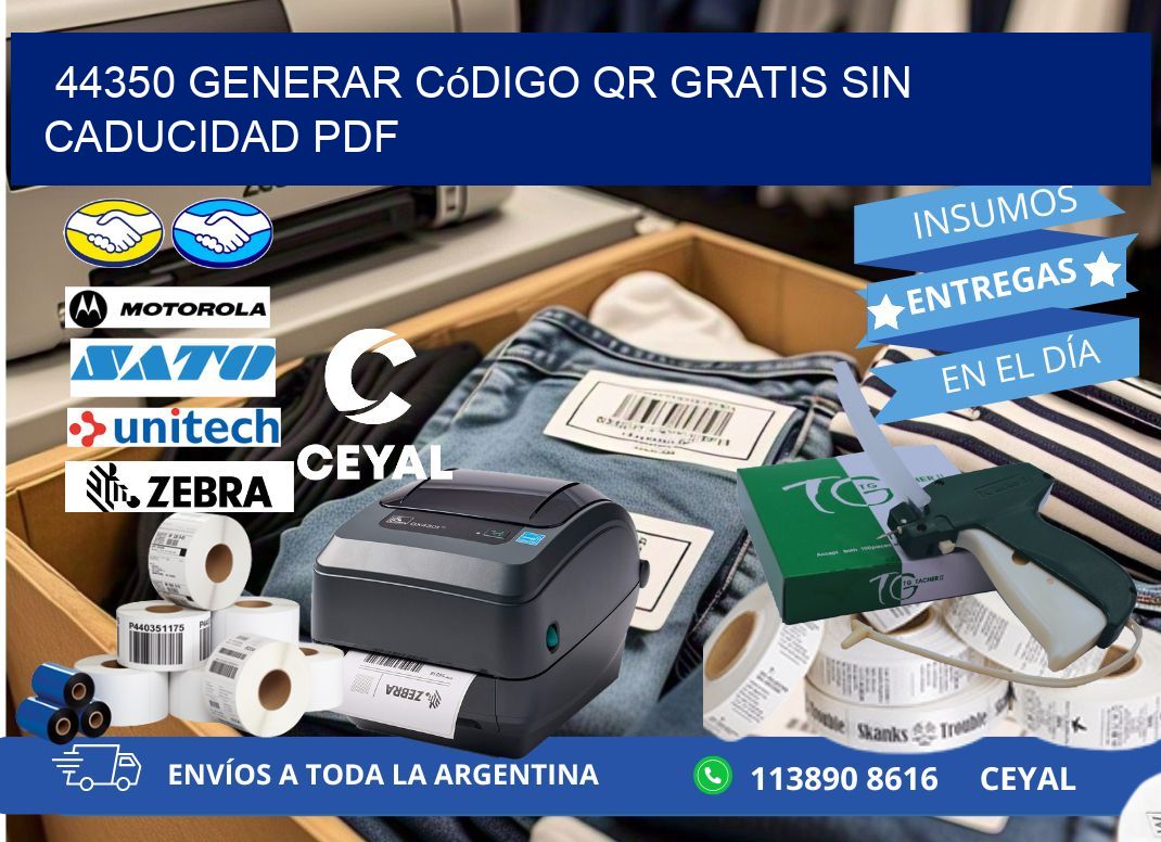 44350 Generar código QR gratis sin caducidad PDF