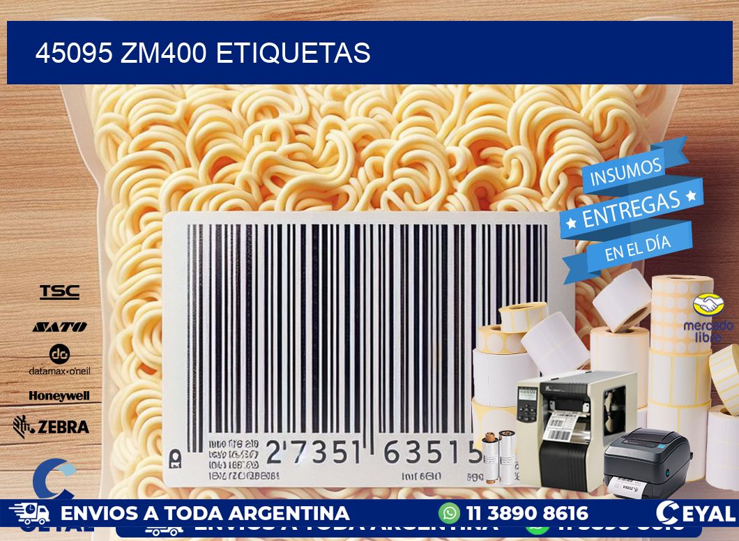 45095 ZM400 etiquetas