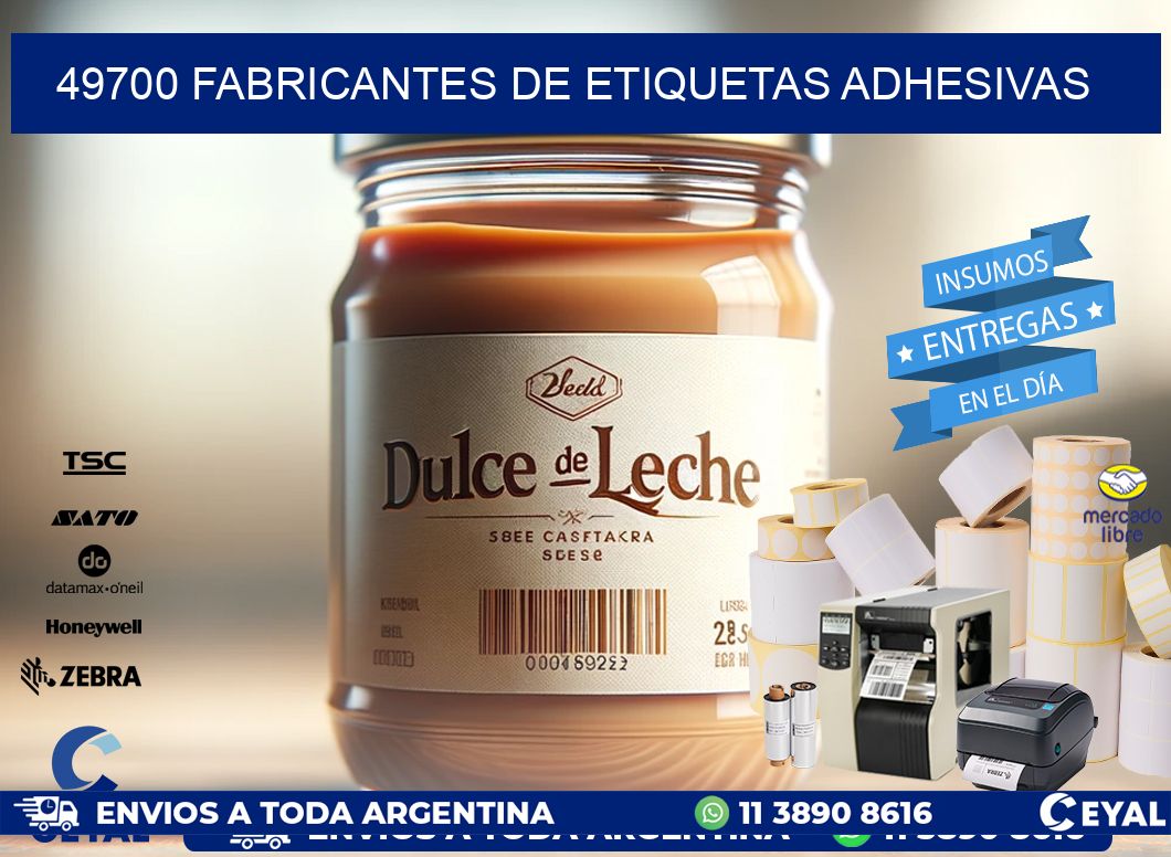 49700 Fabricantes de etiquetas adhesivas