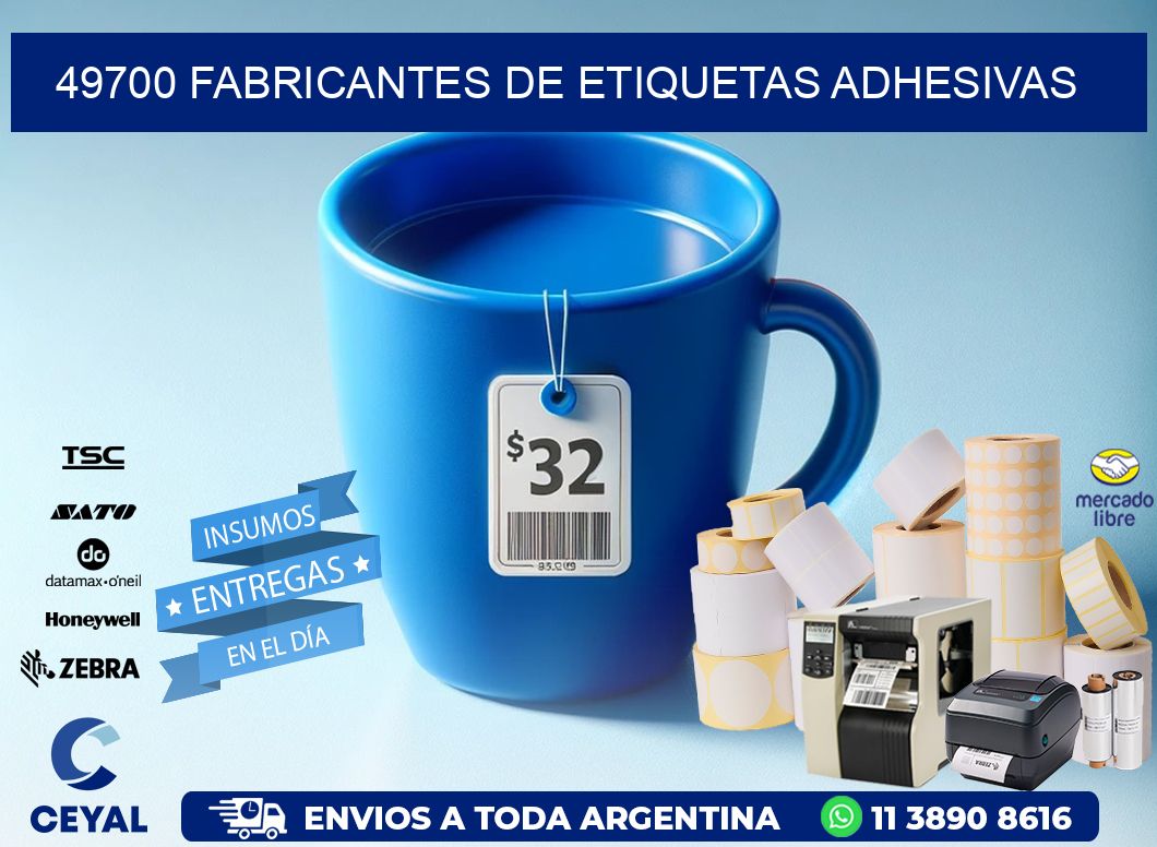 49700 Fabricantes de etiquetas adhesivas