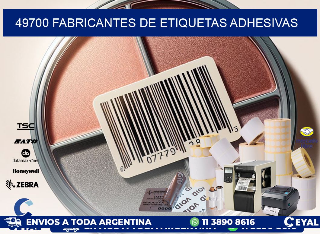 49700 Fabricantes de etiquetas adhesivas