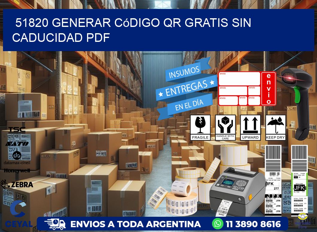 51820 Generar código QR gratis sin caducidad PDF