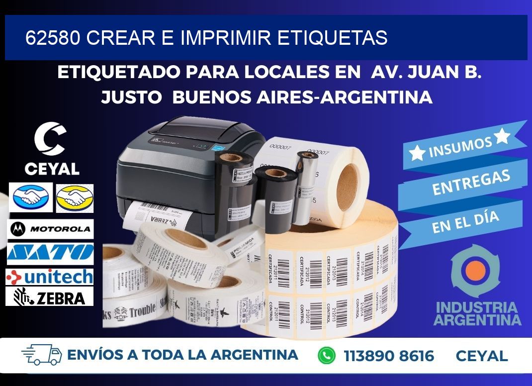 62580 Crear e imprimir etiquetas