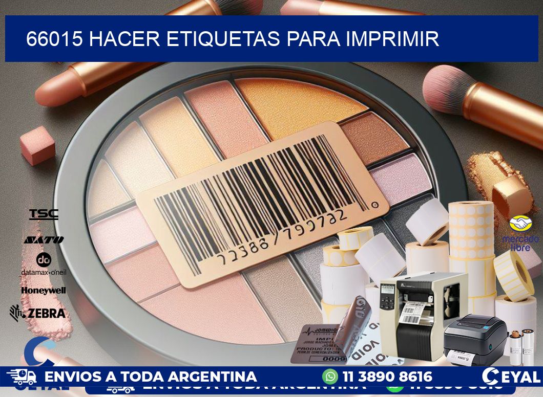66015 Hacer etiquetas para imprimir