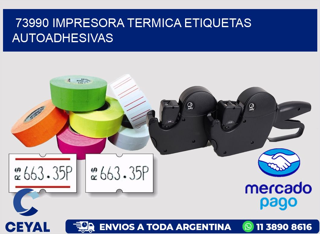 73990 Impresora termica etiquetas autoadhesivas