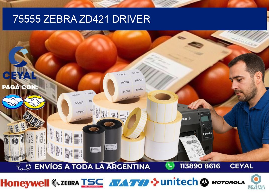75555 Zebra ZD421 driver