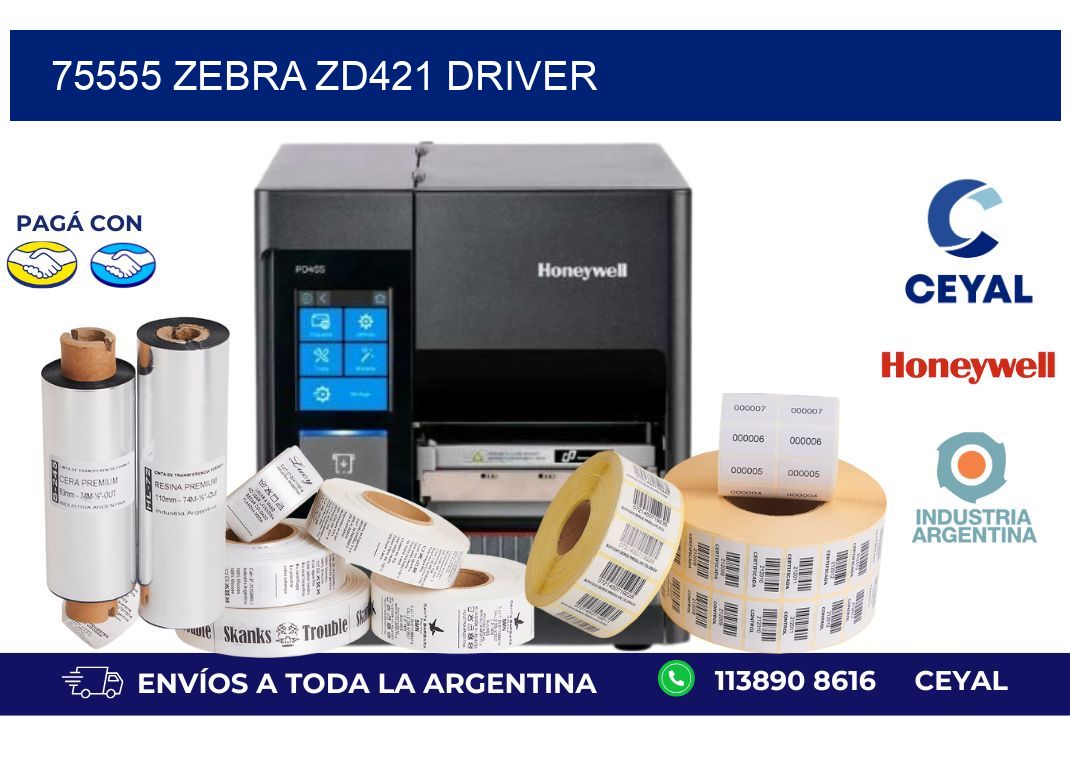 75555 Zebra ZD421 driver