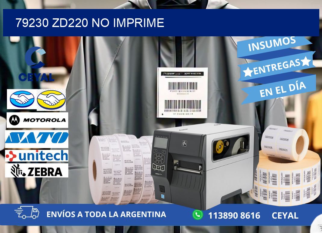 79230 ZD220 no imprime