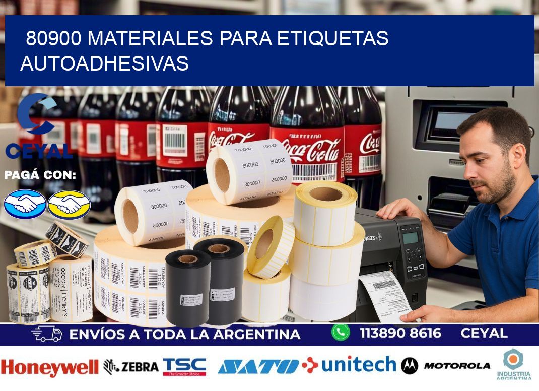 80900 materiales para etiquetas autoadhesivas
