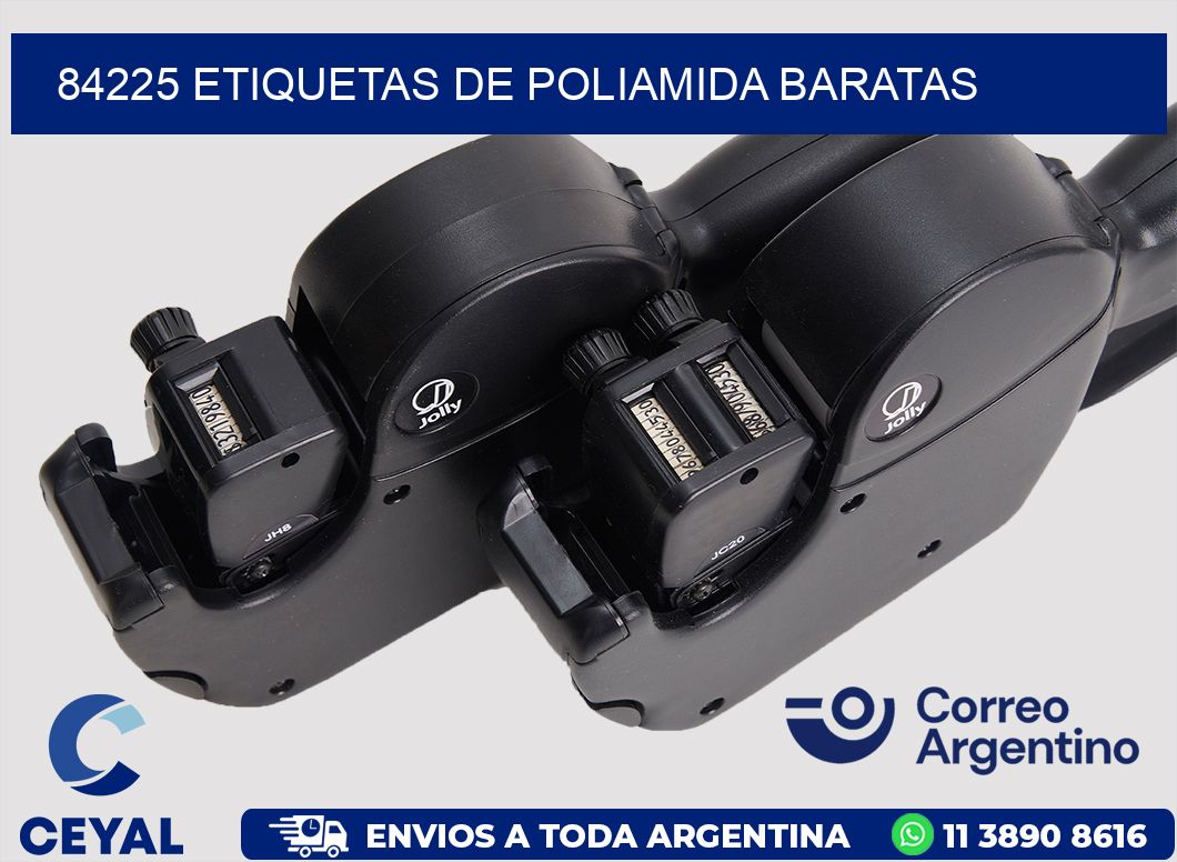 84225 etiquetas de poliamida baratas