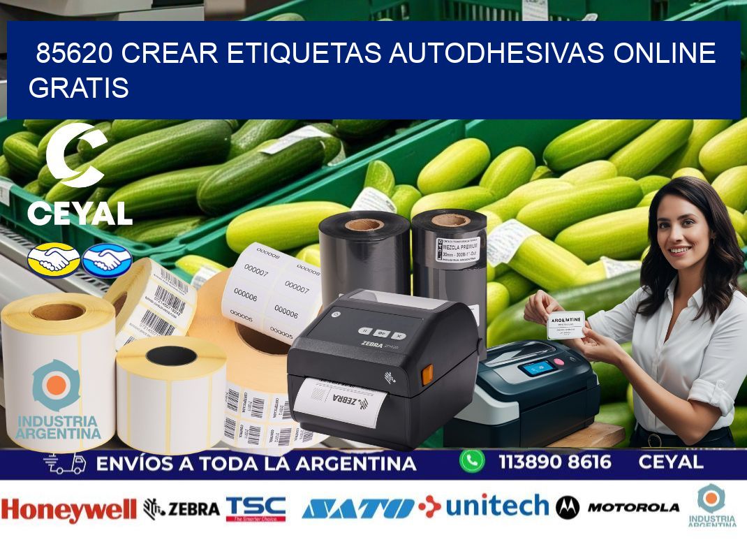 85620 Crear etiquetas autodhesivas online gratis