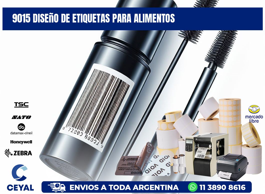 9015 Diseño de etiquetas para alimentos
