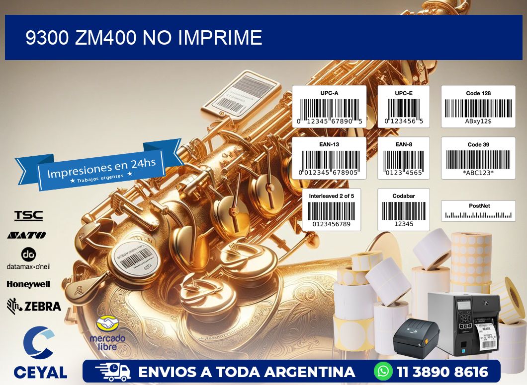 9300 ZM400 no imprime