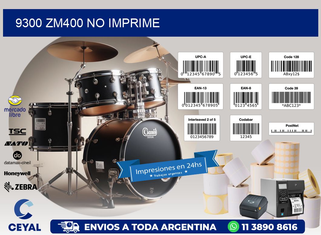 9300 ZM400 no imprime