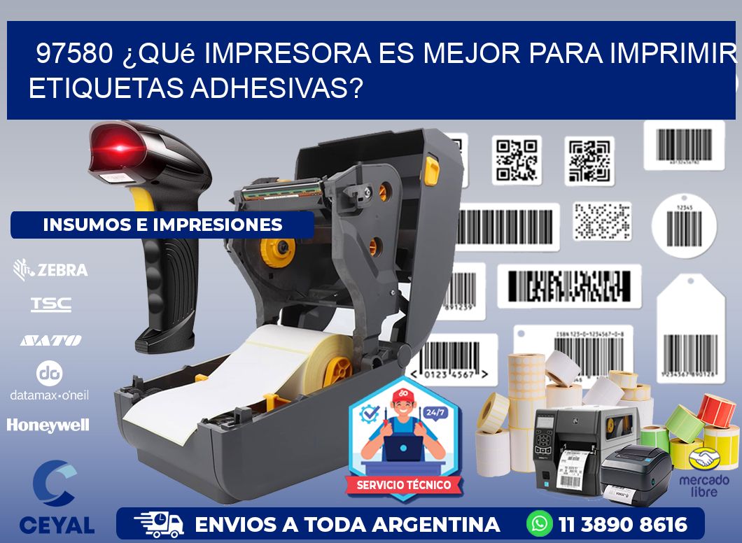 97580 ¿Qué impresora es mejor para imprimir etiquetas adhesivas?