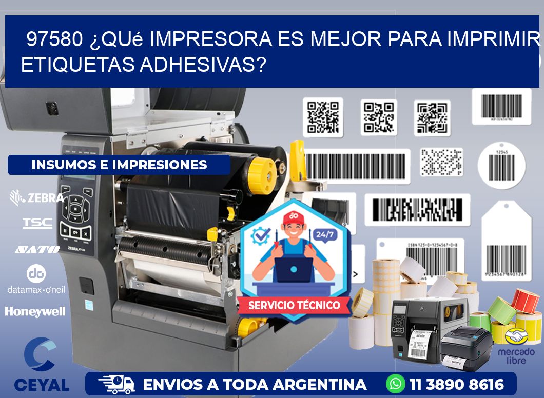 97580 ¿Qué impresora es mejor para imprimir etiquetas adhesivas?