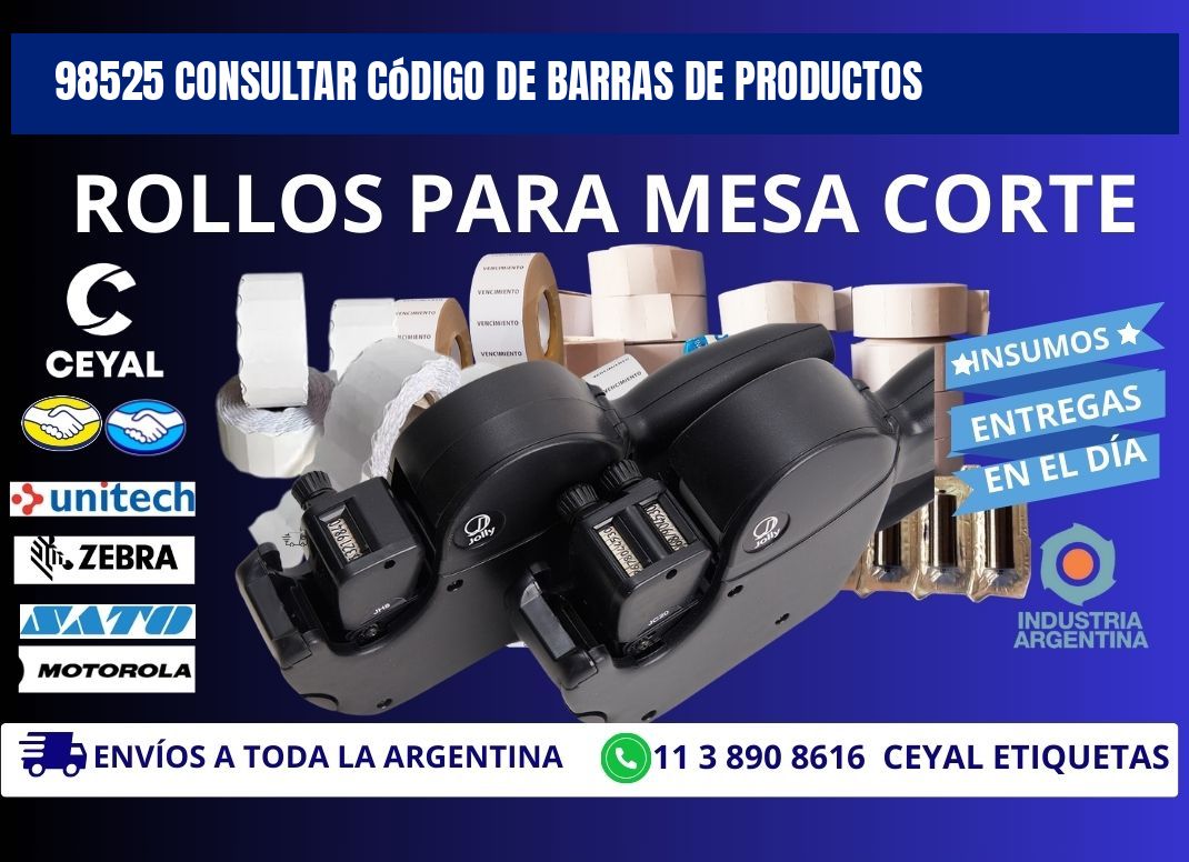 98525 Consultar código de barras de productos