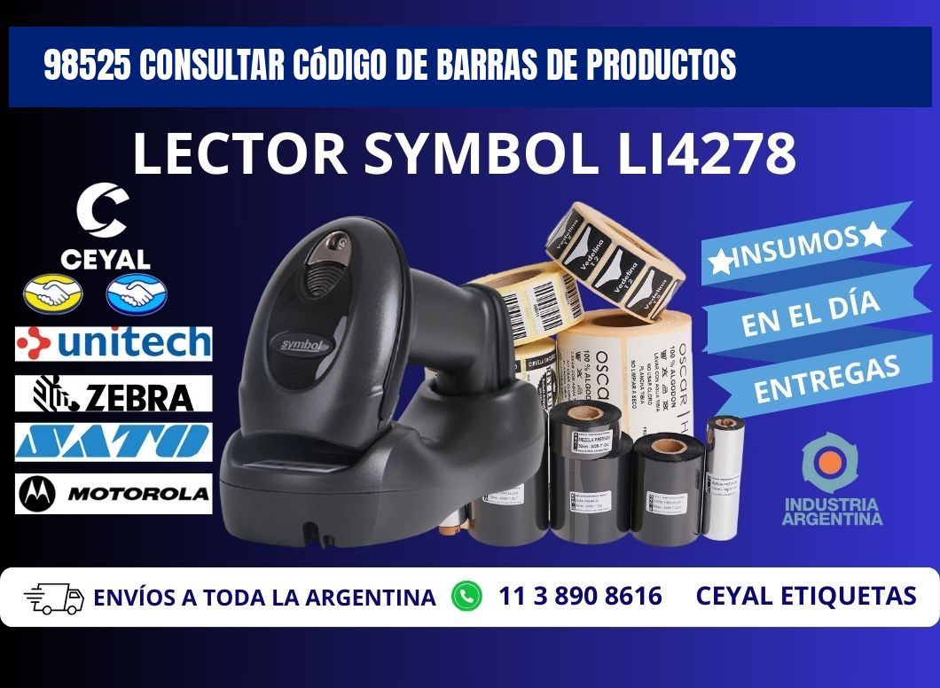 98525 Consultar código de barras de productos
