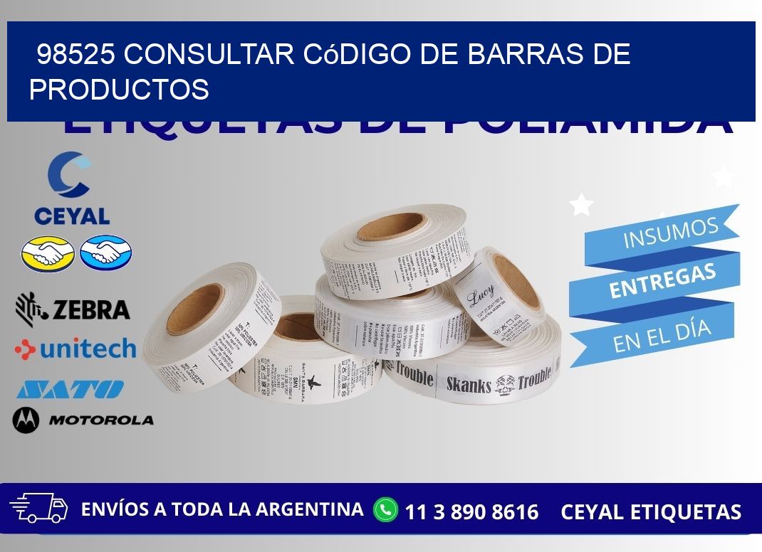 98525 Consultar código de barras de productos