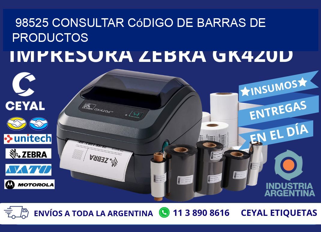 98525 Consultar código de barras de productos